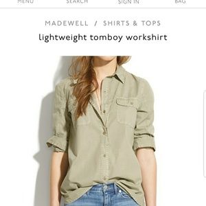 Madewell button up top